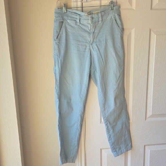 Chino By Anthropologie Jeans 29 Relaxed Sky Blue Light Blue - Picture 2 of 11